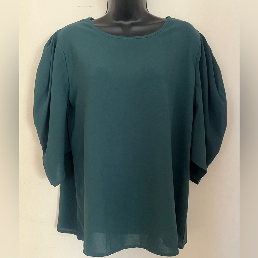 Deep Self Dark Green Blouse